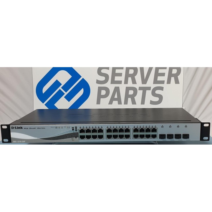 D-Link Web Smart PoE Switch DGS-1210-24P