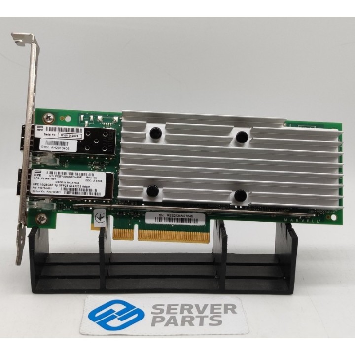 HPE QL41232 NIC 10/25GbE Dualport PCIe P23451-001 utan SFPer