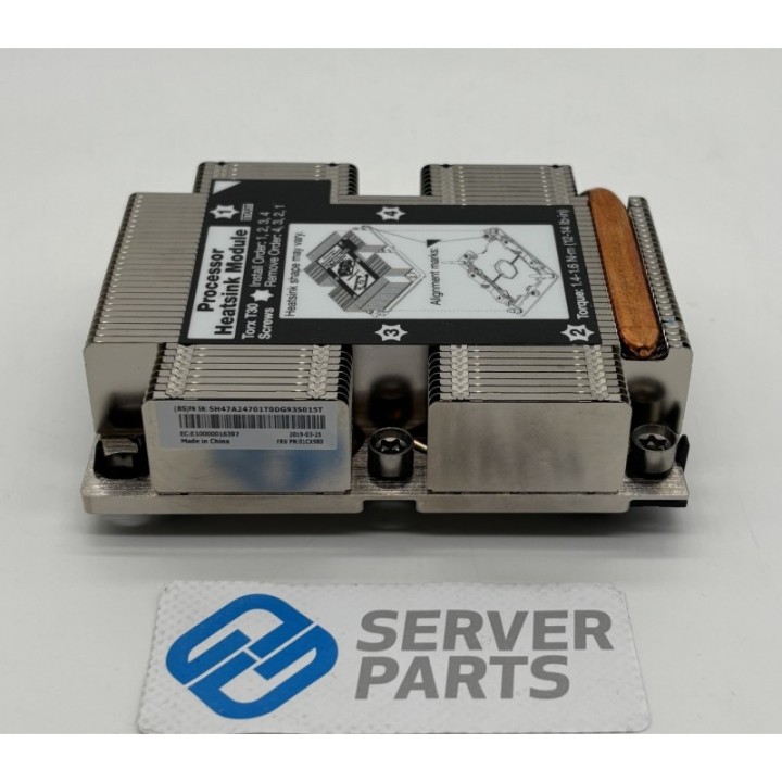 Lenovo 01CX980 - Heatsink - ThinkSystem SR850/SR950/SN550 - 165W