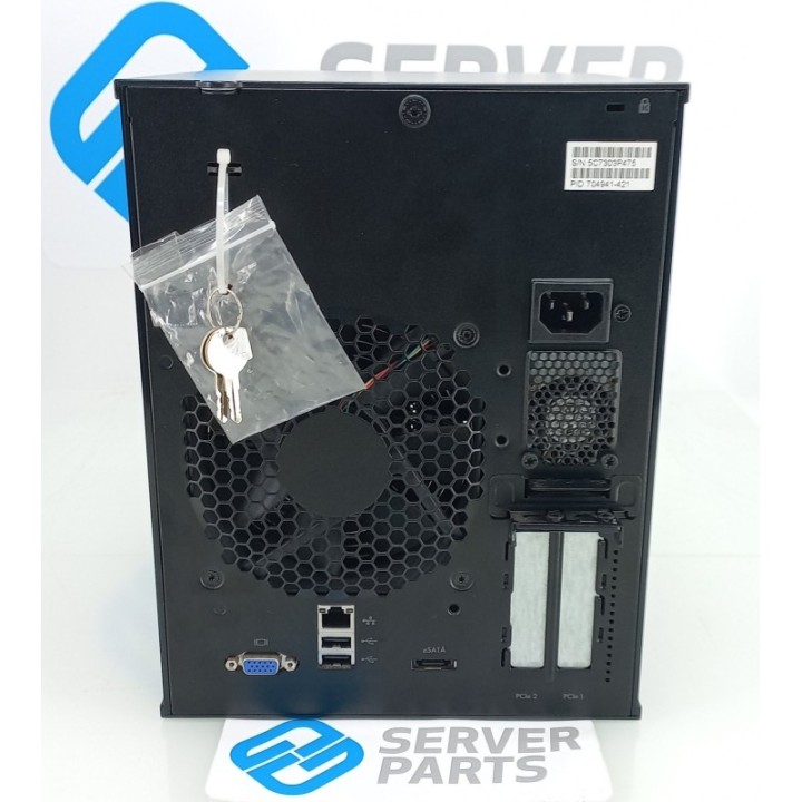 HP MicroServer Gen7 N54L 8GB 1x250GB 4 vaggor
