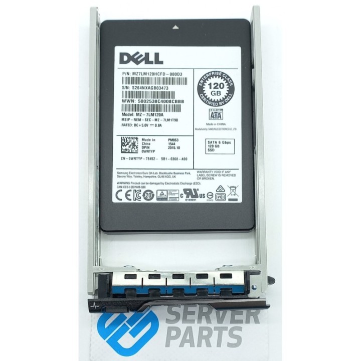 Dell 120GB SSD SATA 6G SFF WRTYP