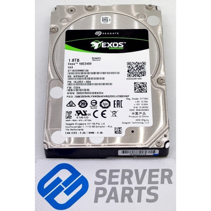 Seagate Exos 1.8TB 10K SAS 12G 2.5" ST1800MM0129