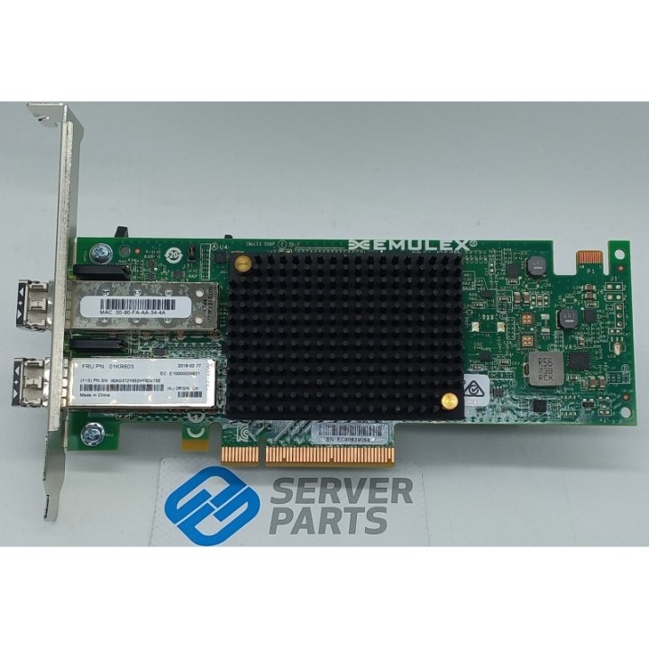 IBM/Lenovo Emulex VFA5.2 Dualport 10GbE SFP+ PCIe 01KR603 med SFP+