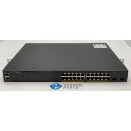 Cisco Catalyst 24-portar GbE 10GbE PoE+ Switch WS-C2960X-24PD-L