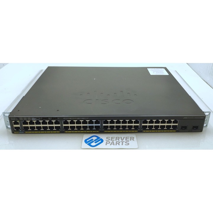 Cisco Catalyst 48-portar GbE PoE+ Switch WS-C2960X-48LPD-L