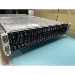 Supermicro 2028TP-HC0R 8x E5-2650L V3 0GB RAM 24x2.5" 10GbE 2xPSU Rails