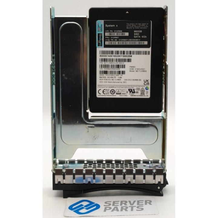 Lenovo 960GB SSD SATA 6G LFF 01GR857
