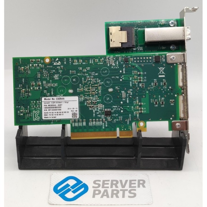 Mellanox ConnectX-3 QDR Dualport 40GbE QSFP MCX354A-QCBT med SAS Pass Through