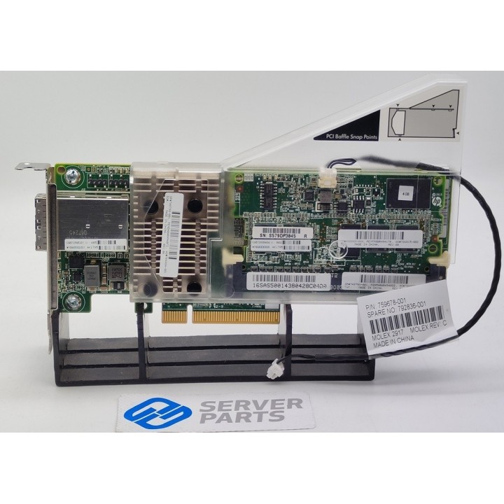 HPE Smart Array P441 Dualport SAS 12G RAID PCIe LP 4GB FBWC Cache 749798-001