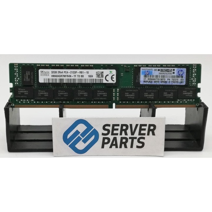 HP 32GB DDR4 PC4-2133P-R ECC RDIMM 752370-091