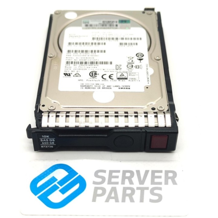 NY! HP 600GB 10K SAS 12G DS SFF 872477-B21
