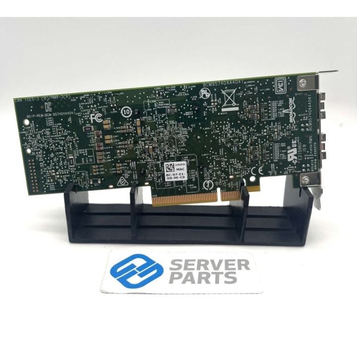 Dell Broadcom 57414 DP SFP28 Network Card LP 24GFD