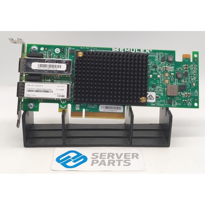 Lenovo P008827-41D SFP+ NIC Dualport PCIe LP 00AG573 utan SFPer