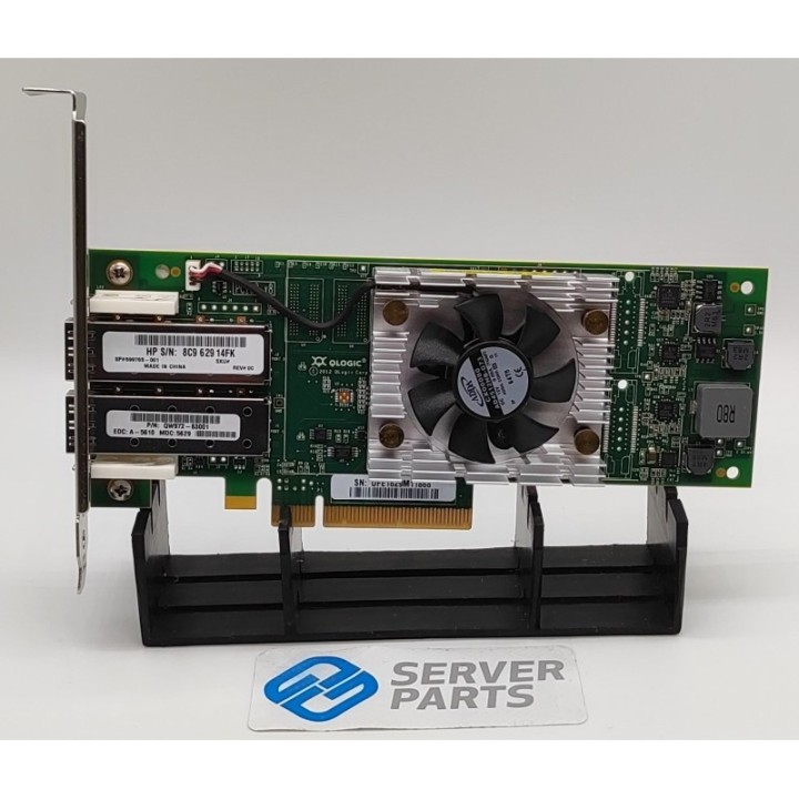 HP QLE2662 Fibrecard Dualport 699765-001 utan SFP
