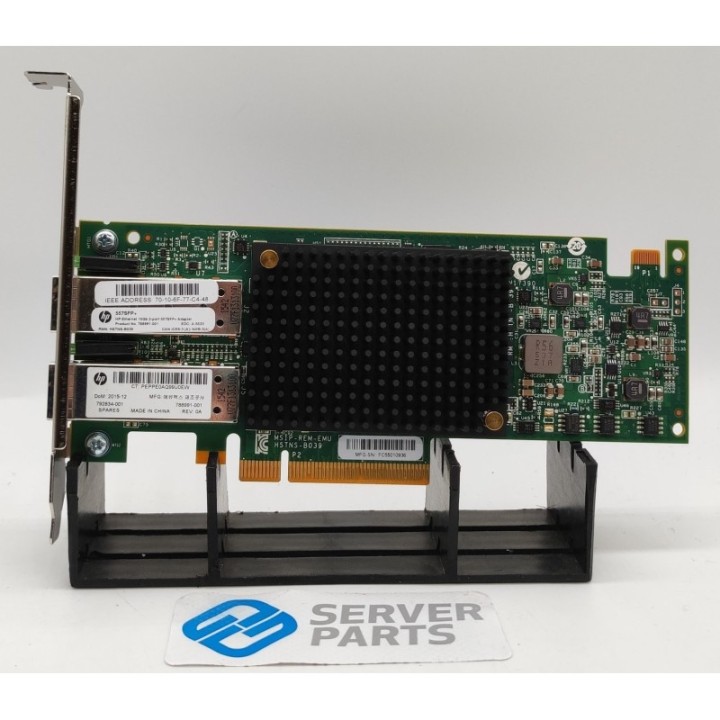 HP 557SFP+ 10GbE NIC Dualport SFP+ PCIe 792834-001