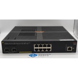 HP Aruba 2930F 8-portar GbE PoE+ Switch JL258A med AC-adapter