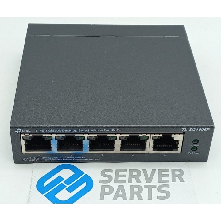 TP-Link 5-port GbE 4 PoE+ Desktop Switch TL-SG1005P