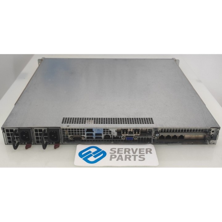 Supermicro 1U SC514 E5-2618Lv4 16GB 2x120GB SSD 2xSFP+ Rails med OPNSense