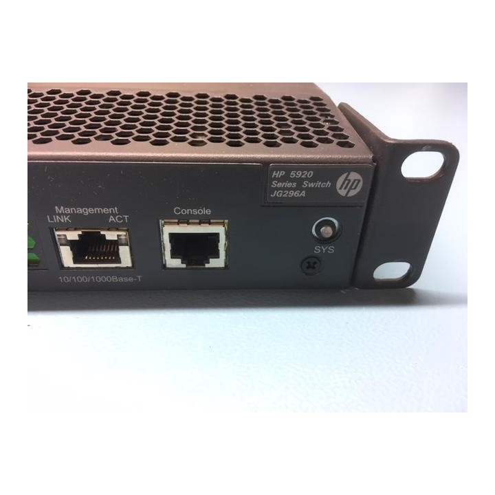 HP 5920AF-24XG 24-port 10GbE SFP+ Switch 1xPSU Rails JG296A