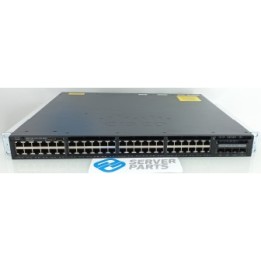 Cisco 48-port GbE PoE+ Switch 2x10GbE WS-C3650-48PD-S 1xPWR-C2-640WAC No Stack