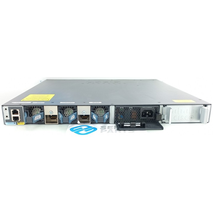 Cisco 48-port GbE PoE+ Switch 2x10GbE WS-C3650-48PD-S 1xPWR-C2-640WAC