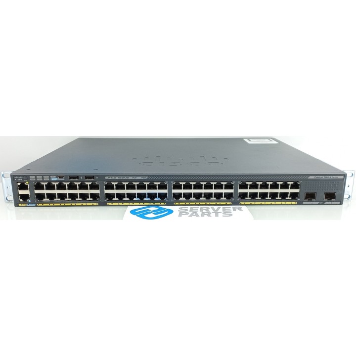 Cisco 48-port GbE PoE+ Switch WS-C2960X-48LPD-L C2960X-STACK
