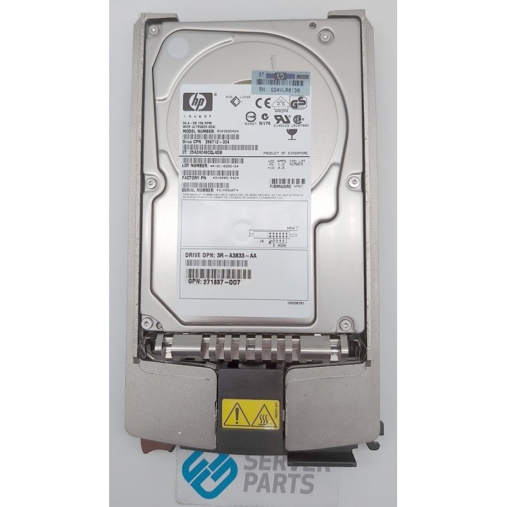 HP 36.4GB 10K Ultra 320 SCSI 289041-001