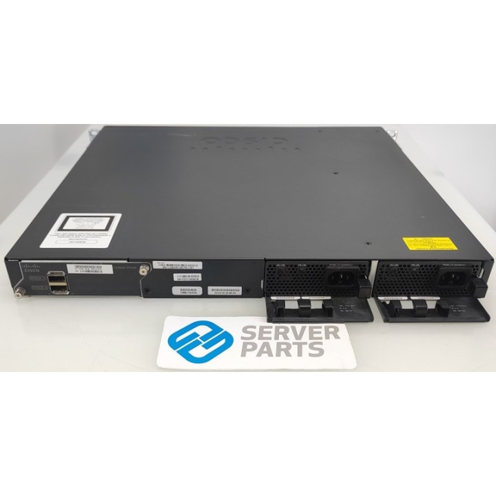Cisco 48-port GbE PoE+ Switch WS-C2960XR-48LPS-I 2xPWR-C2-640WAC C2960X-STACK