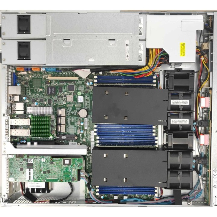 Supermicro 1U SC113-7 X11DDW-L 2x6132 32GB 8x2.5" 10GbE 2xPSU Rails