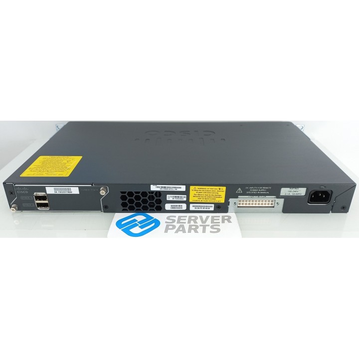 Cisco 48-portar GbE 2x10Gb SFP+ WS-C2960X-48TD-L med C2960X-STACK