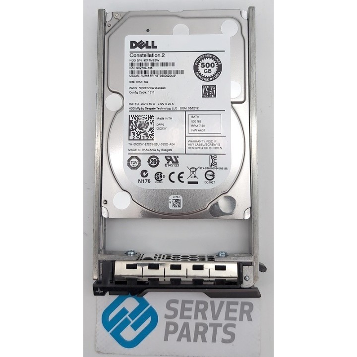 Dell 500GB SATA 6G 7.2K 2.5" 00X3Y