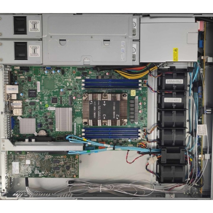 Supermicro 1U SC815 X11SPW-TF Gold 6132 16GB 4x3.5" 2xPSU Rails