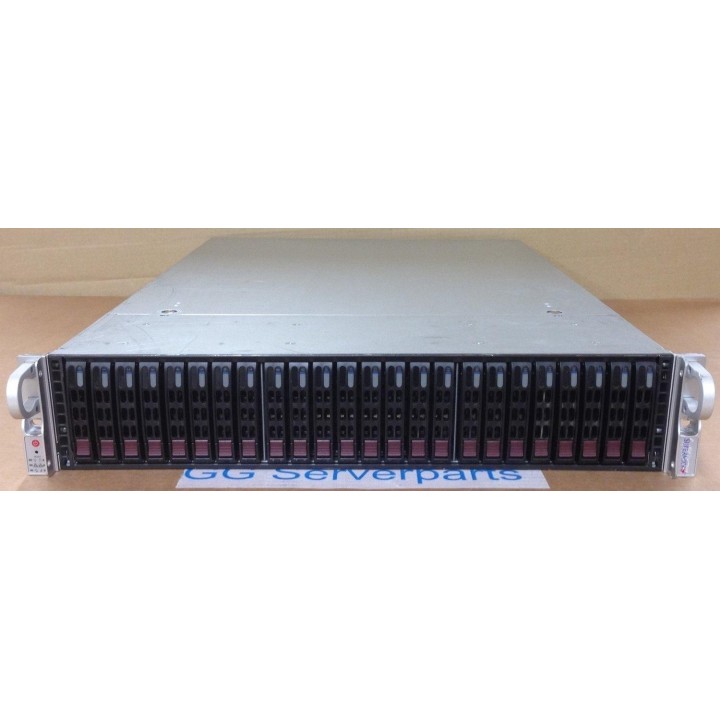 Supermicro 2U CSE-216 E5-2683 V4 64GB LSI3008-IR 24x2.5" 10/25GbE 2xPSU Rails