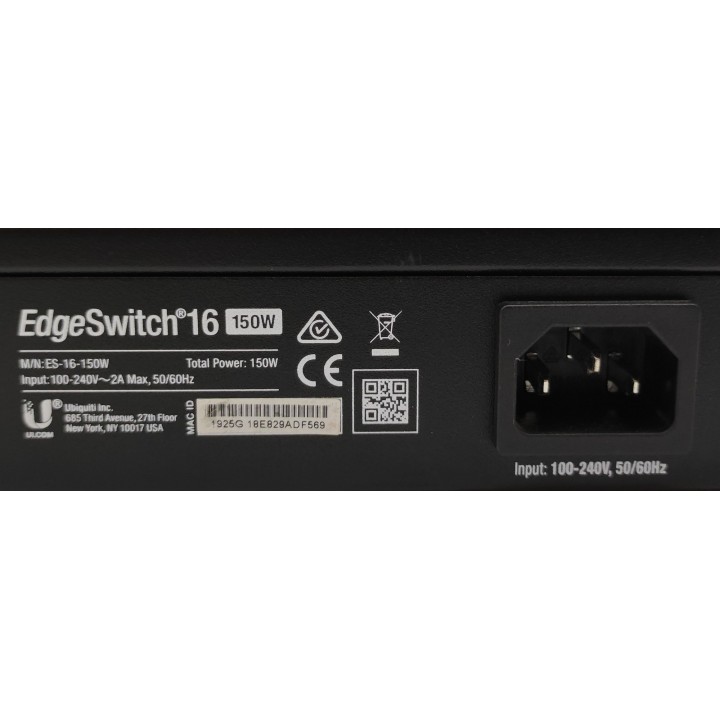 Ubiquiti EdgeSwitch 16-port PoE+ 150W ES-16-150W