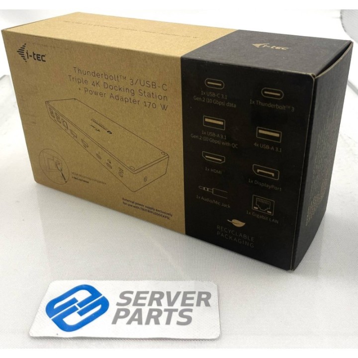 I-Tec Thunderbolt 3 Dockstation TB3TRIPLEDOCKPD