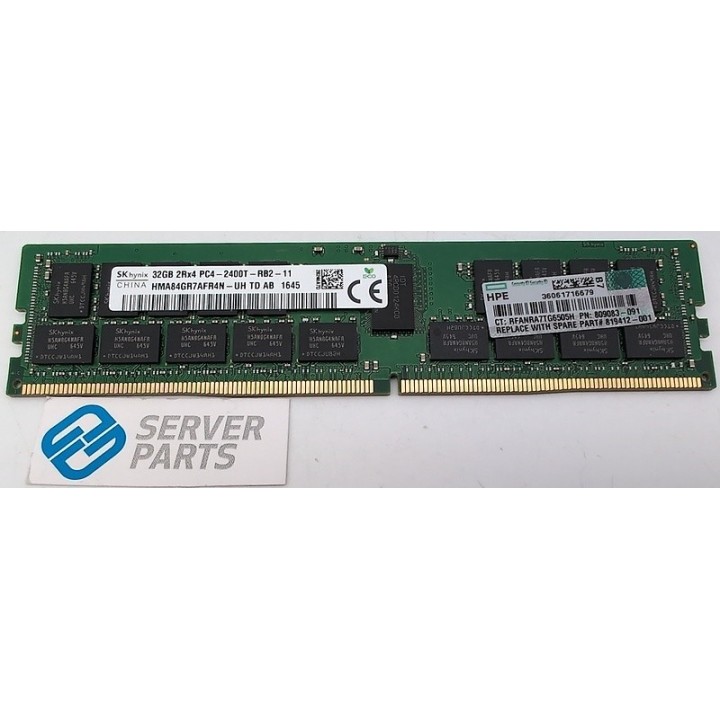 HP 32GB DDR4 PC4-2400T ECC RDIMM 809083-091
