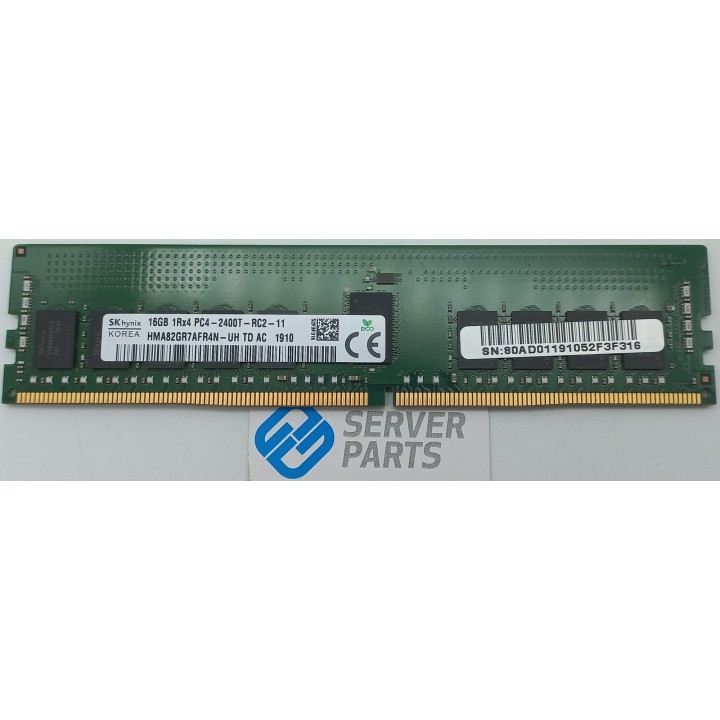  SK Hynix 16GB DDR4 PC4-2400T-RC2 ECC RDIMM HMA82GR7AFR4N-UH