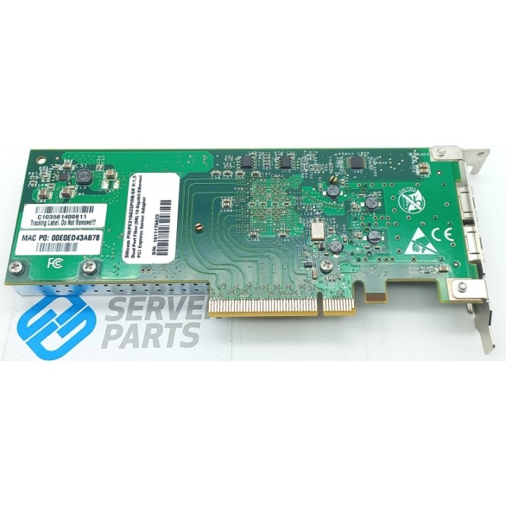 Silicom NIC Dualport 10GbE PCIe SFP+ LP PE210G2SPI9B-SR