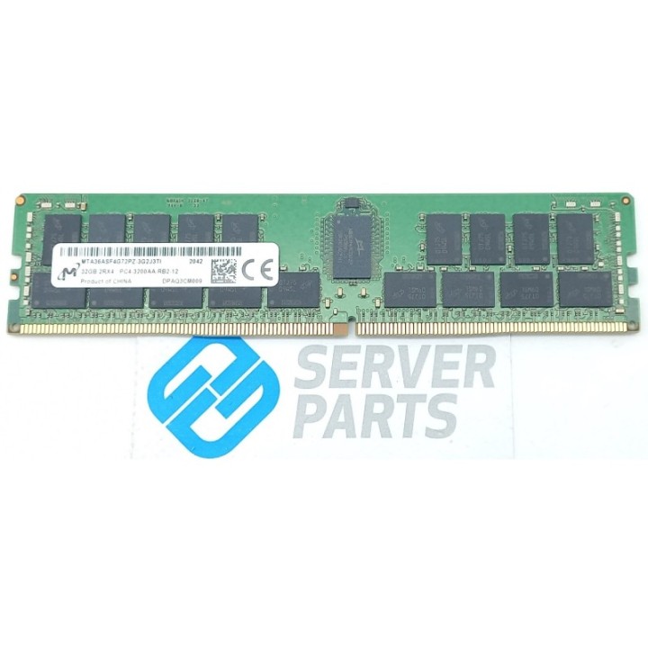 Micron 32GB DDR4 PC4-3200AA-RB2 ECC RDIMM MTA36ASF4G72PY-3G2J3
