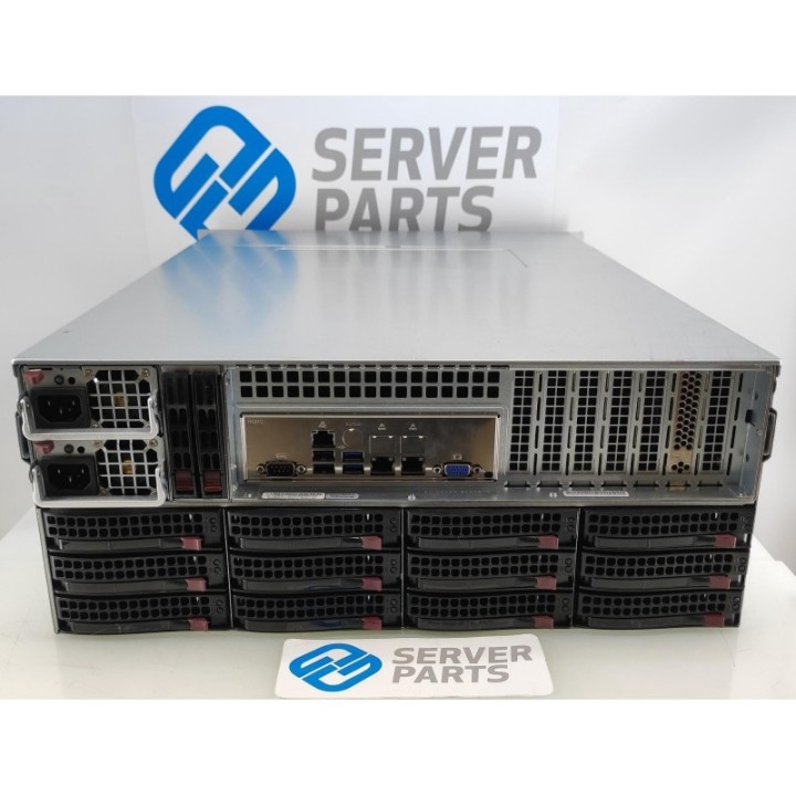 Supermicro 4U SC847 2xE5-2695v4 128GB 144TB 10GbE TrueNAS 2xPSU Rails