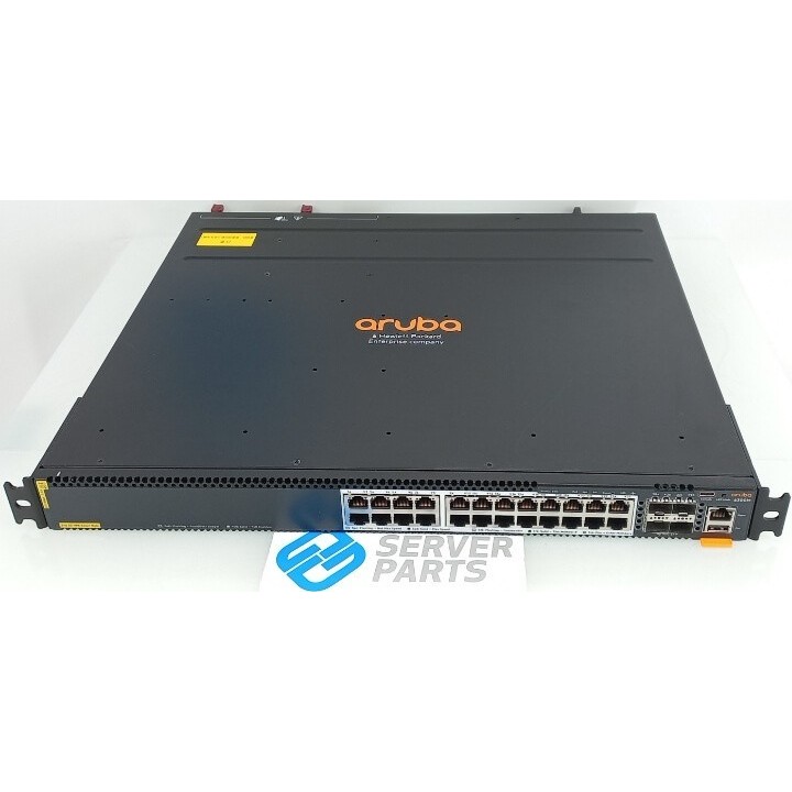 HPE Aruba CX 6300M 24-port PoE++ 5GbE 4x50G SFP56 Switch 2xPSU JL660A
