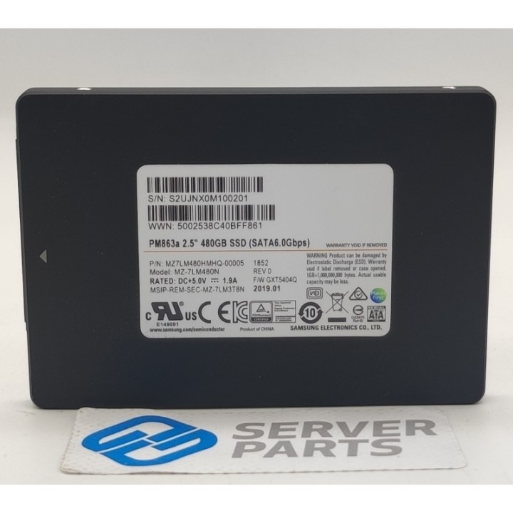 Samsung PM863a 480GB SATA 6G SSD MZ-7LM480N