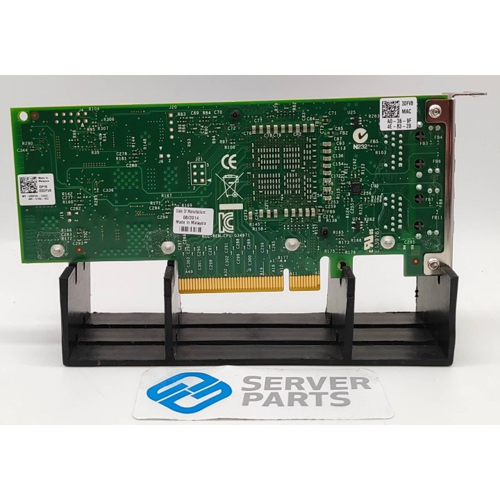 Dell Intel X540-T2 NIC 10GbE Dualport PCIe LP 3DFV8