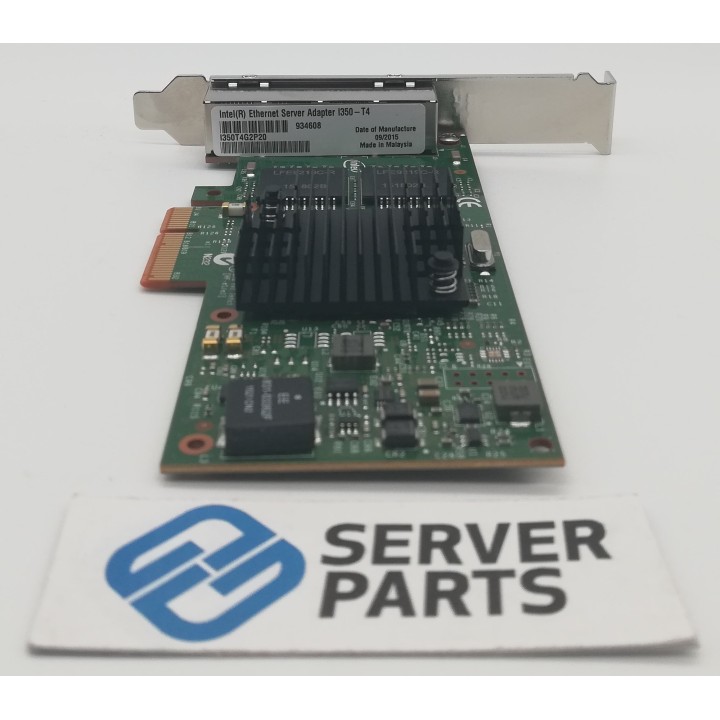 Intel i350-T4 NIC Quadport GbE PCIe LP I350T4G2P20