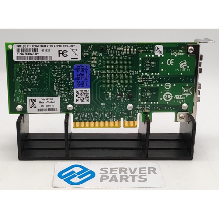 Intel X520-DA2 NIC Dualport SFP+ PCIe LP E10G42BTDAG1P5