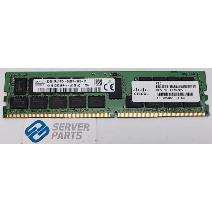 SK Hynix 32GB DDR4 PC4-2666V ECC RDIMM HMA84GR7AFR4N-VK