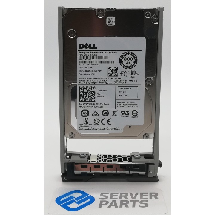 Dell 300GB 15K SAS 12G SFF 7FJW4