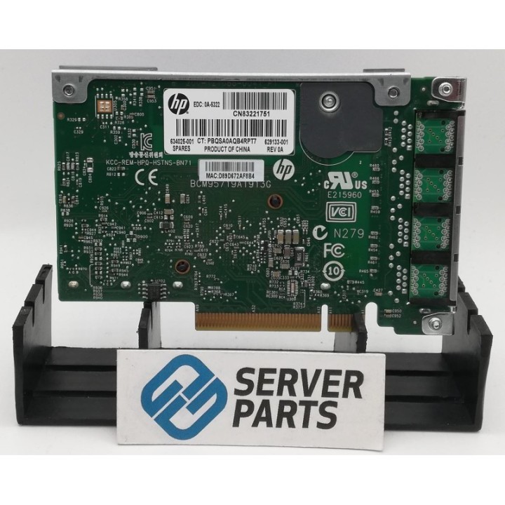 HP 331FLR 1GbE Quadport 634025-001 629133-001