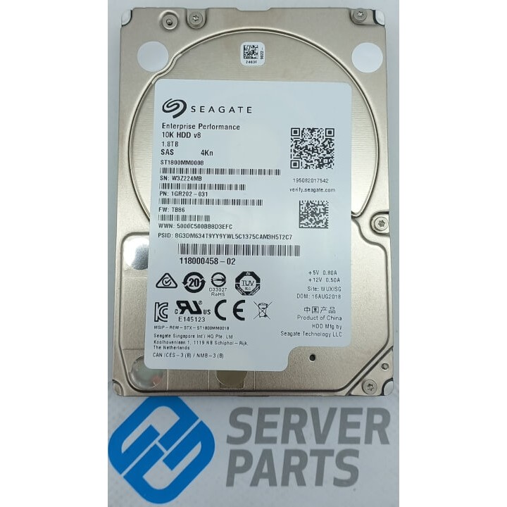 Seagate 1.8TB 10K SAS 12G 2.5" ST1800MM0008