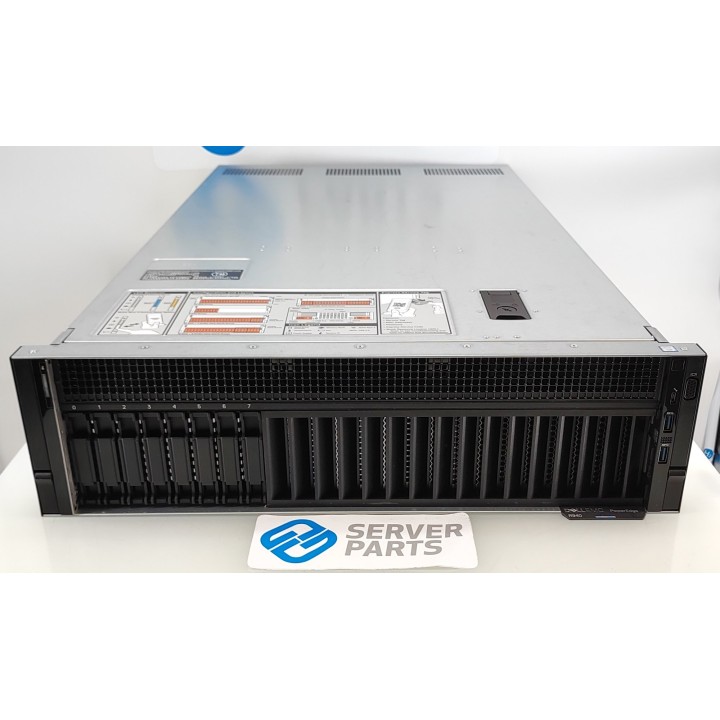 Dell PowerEdge R940 4x6134 128GB 8x2.5" H330 4xSFP+ 2x1100W Rails